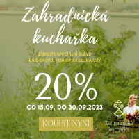 Zahradnická kuchařka vám přináší slevu pro nákup na e-shopu Rašelina a.s.