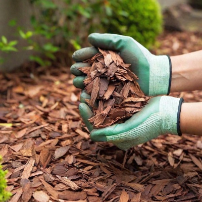 Zahradní štěpka pro mulčování